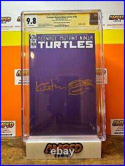 Teenage Mutant Ninja Turtles #100 Purple Cover Signed & Sketched Eastman Cgc 9.8