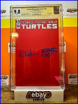 Teenage Mutant Ninja Turtles #100 Red Cover Signed & Sketched Eastman Cgc 9.8