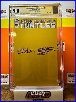 Teenage Mutant Ninja Turtles #100 Yellow Cover Signed & Sketched Eastman Cgc 9.8