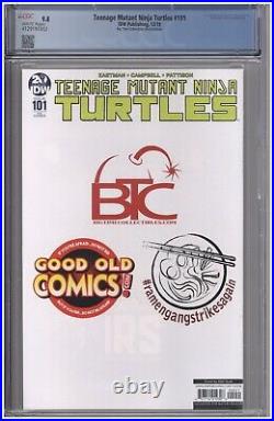 Teenage Mutant Ninja Turtles #101 CGC 9.8 BTC Metal Edition Quah Variant LTD 75