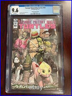 Teenage Mutant Ninja Turtles #101 Tmnt Idw 110 Variant 1st Mona Lisa Cgc 9.6