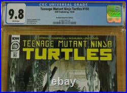 Teenage Mutant Ninja Turtles #110 Cgc 9.8 110 Retailer Incentive Variant