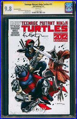Teenage Mutant Ninja Turtles #11 (2012) Cgc 9.8 Convention Edition Ss Eastman