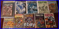 Teenage Mutant Ninja Turtles 1-10 Comics 1984 CGC Signed Holy Grail Lot