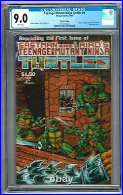 Teenage Mutant Ninja Turtles #1 (1985) CGC 9.0 White Pages. 4th Print