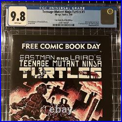 Teenage Mutant Ninja Turtles #1 2009 CGC 9.8 Free Comic Book Day Mirage