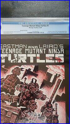 Teenage Mutant Ninja Turtles #1 2ND PRINT 1984 CGC 8.0 RARE KEY BOOK