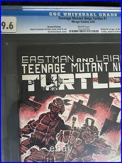Teenage Mutant Ninja Turtles 1 2nd Print CGC 9.6 White Pages