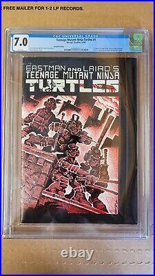 Teenage Mutant Ninja Turtles #1 2nd Print Cgc 7.0 White Pages 1984 Tmnt