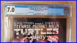 Teenage Mutant Ninja Turtles #1 2nd Print Cgc 7.0 White Pages 1984 Tmnt