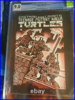 Teenage Mutant Ninja Turtles #1 2nd Print Cgc 9.0