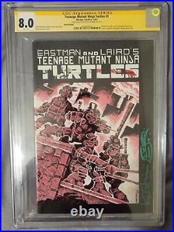 Teenage Mutant Ninja Turtles #1 3rd print 1984 CGC 8.0 Sig Series Kevin Eastman