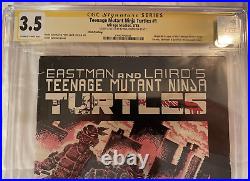 Teenage Mutant Ninja Turtles #1 3rd printing? CGC 3.5 Signature & Sketch Eastman