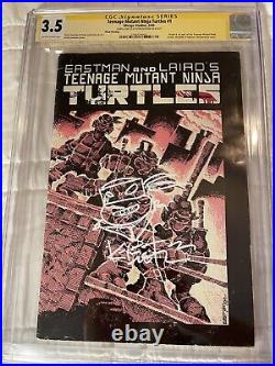 Teenage Mutant Ninja Turtles #1 3rd printing? CGC 3.5 Signature & Sketch Eastman