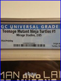 Teenage Mutant Ninja Turtles #1 3rd (third) Print Cgc 9.8 Mirage Eastman Laird