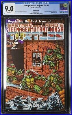 Teenage Mutant Ninja Turtles #1 4th Print Mirage 1985 Cgc 9.0 White Pages Tmnt