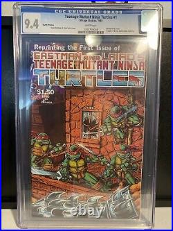 Teenage Mutant Ninja Turtles #1 4th Print Mirage Studios 1985 CGC 9.4