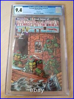 Teenage Mutant Ninja Turtles #1 4th print CGC 9.4 (Mirage) 1st Shredder cover