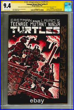 Teenage Mutant Ninja Turtles #1 9.4 CGC Signed & Sketch by Kevin Eastman