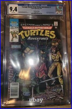 Teenage Mutant Ninja Turtles #1 Archie Comics CGC 9.4 Newsstand 1st App Krang