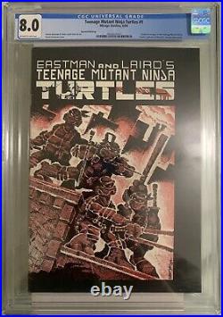 Teenage Mutant Ninja Turtles #1 CGC 8.0 2nd Print 1st Turtles Splinter Shredder