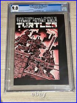 Teenage Mutant Ninja Turtles #1 CGC 9.0 2nd print WHITE PAGES! Mirage 1984 TMNT