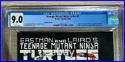 Teenage Mutant Ninja Turtles #1 CGC 9.0 White Pages 2nd Printing -Mirage Studios