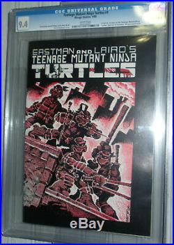 Teenage Mutant Ninja Turtles #1 CGC 9.4 NM 1984 WHITE 1st Printing