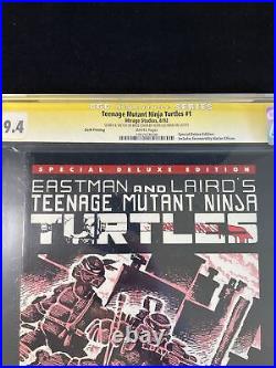 Teenage Mutant Ninja Turtles #1 CGC 9.4 SS 6th Print with HUGE Sketch back Cover