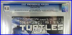 Teenage Mutant Ninja Turtles #1 CGC 9.6 #2 CGC 9.8 1st Print White Pages NM