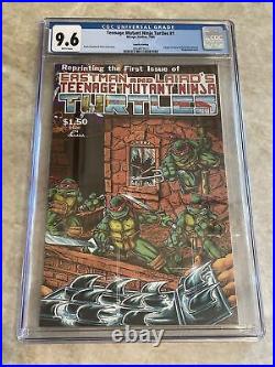Teenage Mutant Ninja Turtles #1 CGC 9.6 Fourth 4th Printing White Pages TMNT