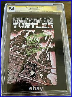 Teenage Mutant Ninja Turtles #1 CGC 9.6 Mirage 1984 2nd Print! Signed! M6 256 cm