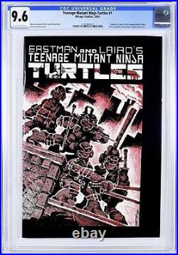Teenage Mutant Ninja Turtles 1 CGC 9.6 Mirage 1984 OW-WHITE 1st Print 3778900002