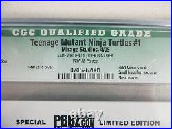 Teenage Mutant Ninja Turtles #1 CGC 9.8 2005 PBBZ Limited Ed Peter Laird Signed