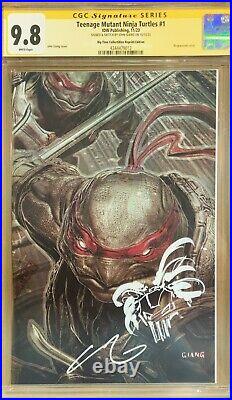Teenage Mutant Ninja Turtles #1 CGC 9.8 John Giang Virgin Cover, Sketch by Giang