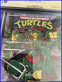 Teenage Mutant Ninja Turtles #1 CGC 9.8 Signed Sketch STREET COLLECTORS EDITION