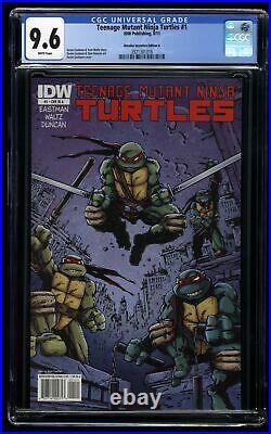 Teenage Mutant Ninja Turtles #1 CGC NM+ 9.6 110 Duncan Retailer A Variant
