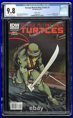 Teenage Mutant Ninja Turtles #1 CGC NM/M 9.8 Duncan Cover C Variant Leonardo