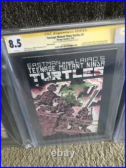 Teenage Mutant Ninja Turtles #1 CGC SS 8.5 Third Printing signed Kevin Eastman