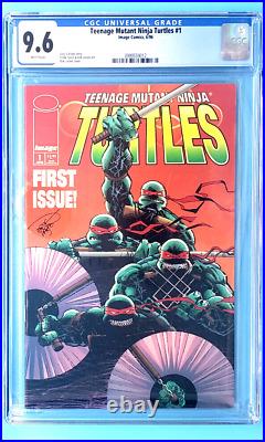 Teenage Mutant Ninja Turtles #1 Cgc 9.6 Image? Valiant Comics 1996 Tmnt Rare