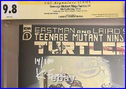 Teenage Mutant Ninja Turtles #1 Chromium Gold Variant CGC SS 9.8 SIGNED Eastman