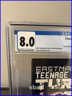 Teenage Mutant Ninja Turtles 1 Eastman CGC 8.0 WithOW Pages, Cover Is Excellent