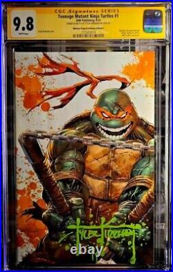 Teenage Mutant Ninja Turtles 1 Michelangelo Kirkham Ooze Signature CGC 9.8
