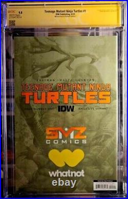 Teenage Mutant Ninja Turtles 1 Michelangelo Kirkham Ooze Signature CGC 9.8