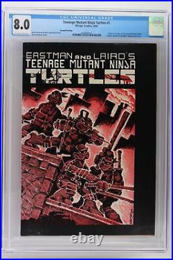 Teenage Mutant Ninja Turtles #1 -Mirage 1984- CGC 8.0 Origin/1st App 2nd Print
