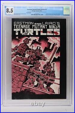 Teenage Mutant Ninja Turtles #1 -Mirage 1985- CGC 8.5 Signed 3rd Print