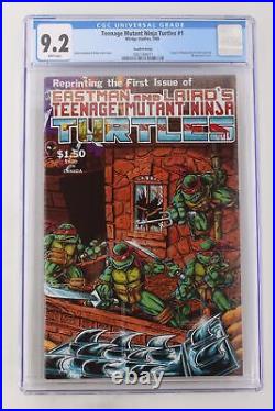Teenage Mutant Ninja Turtles #1 Mirage 1985 CGC 9.2 Origin 1st App 4th Print