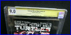 Teenage Mutant Ninja Turtles #1 Mirage 2nd Print Kevin Eastman Cgc Signature 9.0