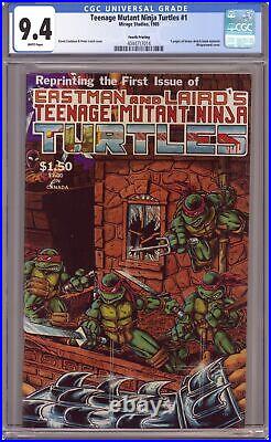 Teenage Mutant Ninja Turtles #1 New Wrp Full Color 4th Printing CGC 9.4 1985