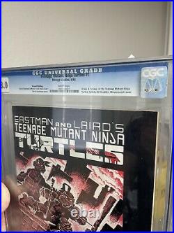 Teenage Mutant Ninja Turtles #1 Second Print CGC 8.0 Mirage 1984 TMNT 1